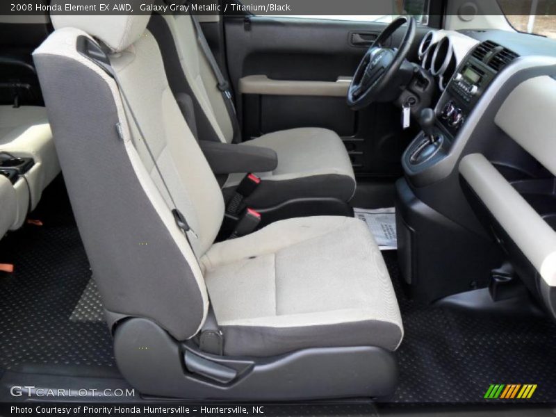 Galaxy Gray Metallic / Titanium/Black 2008 Honda Element EX AWD