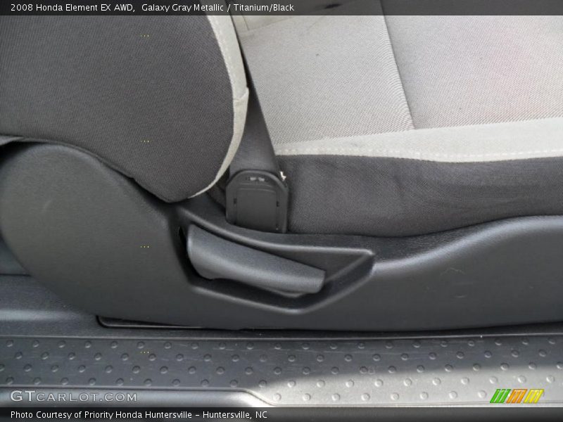Galaxy Gray Metallic / Titanium/Black 2008 Honda Element EX AWD