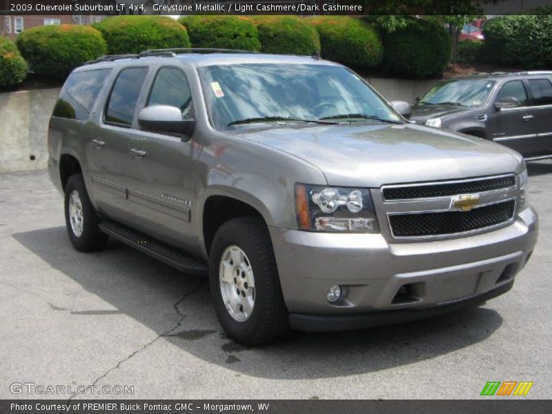 Greystone Metallic / Light Cashmere/Dark Cashmere 2009 Chevrolet Suburban LT 4x4