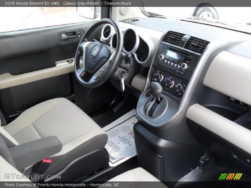 Galaxy Gray Metallic / Titanium/Black 2008 Honda Element EX AWD