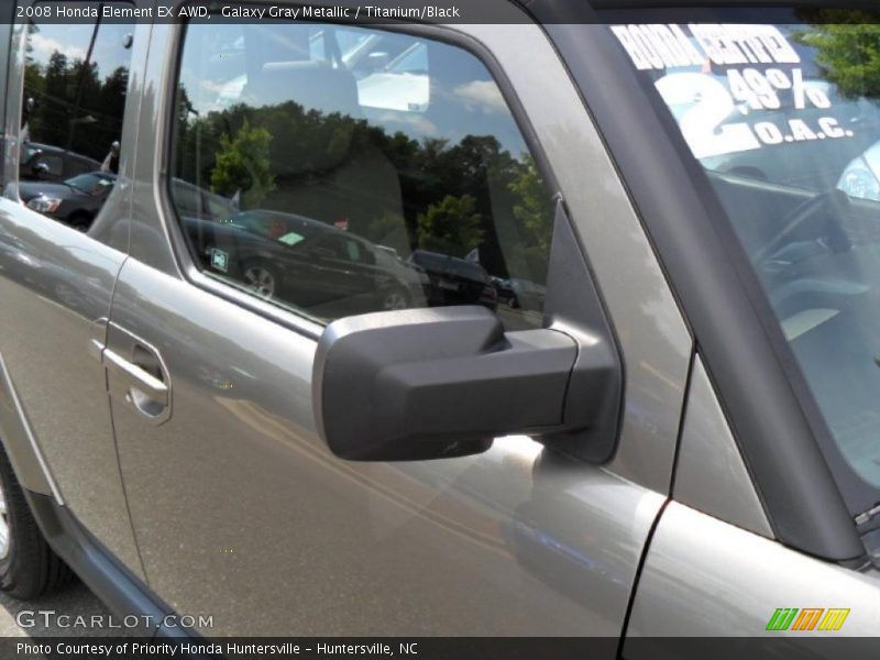 Galaxy Gray Metallic / Titanium/Black 2008 Honda Element EX AWD