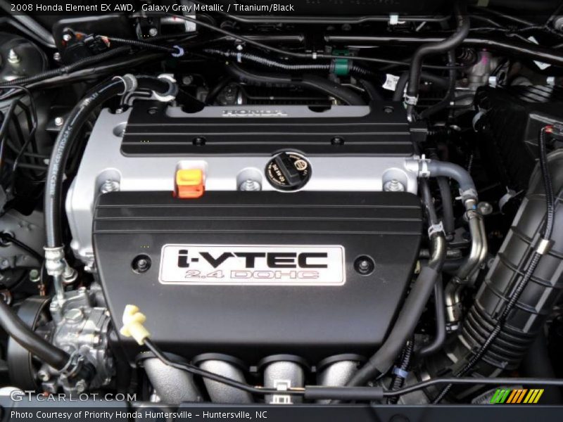 Galaxy Gray Metallic / Titanium/Black 2008 Honda Element EX AWD