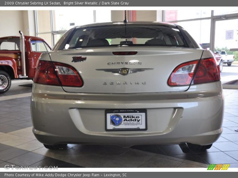 Bright Silver Metallic / Dark Slate Gray 2009 Chrysler Sebring LX Sedan