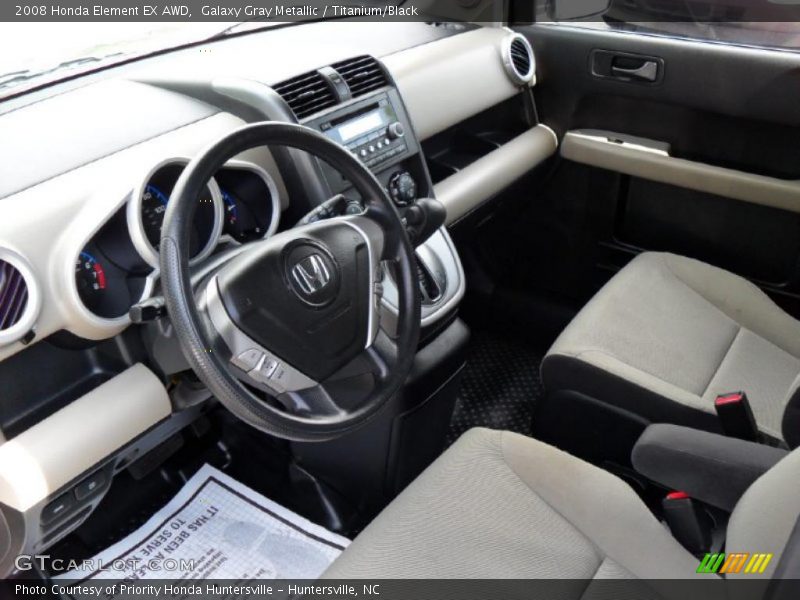 Galaxy Gray Metallic / Titanium/Black 2008 Honda Element EX AWD