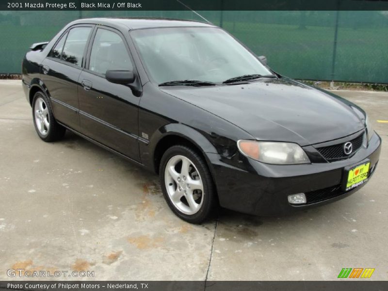 Black Mica / Off Black 2001 Mazda Protege ES