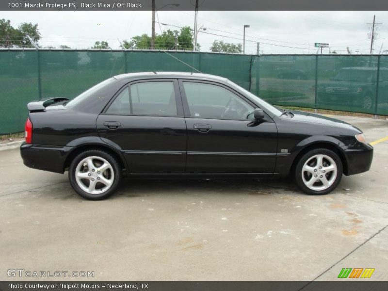 Black Mica / Off Black 2001 Mazda Protege ES