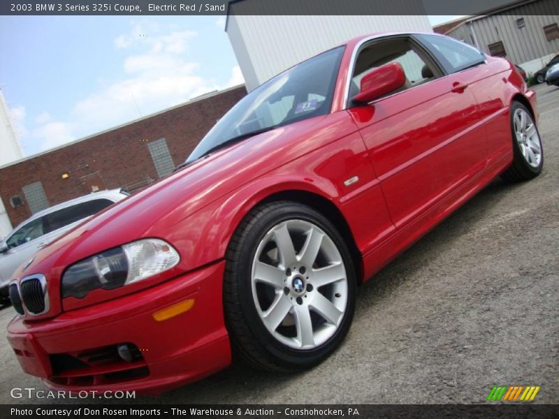 Electric Red / Sand 2003 BMW 3 Series 325i Coupe