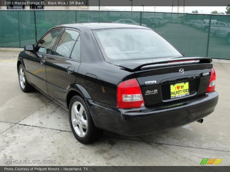 Black Mica / Off Black 2001 Mazda Protege ES