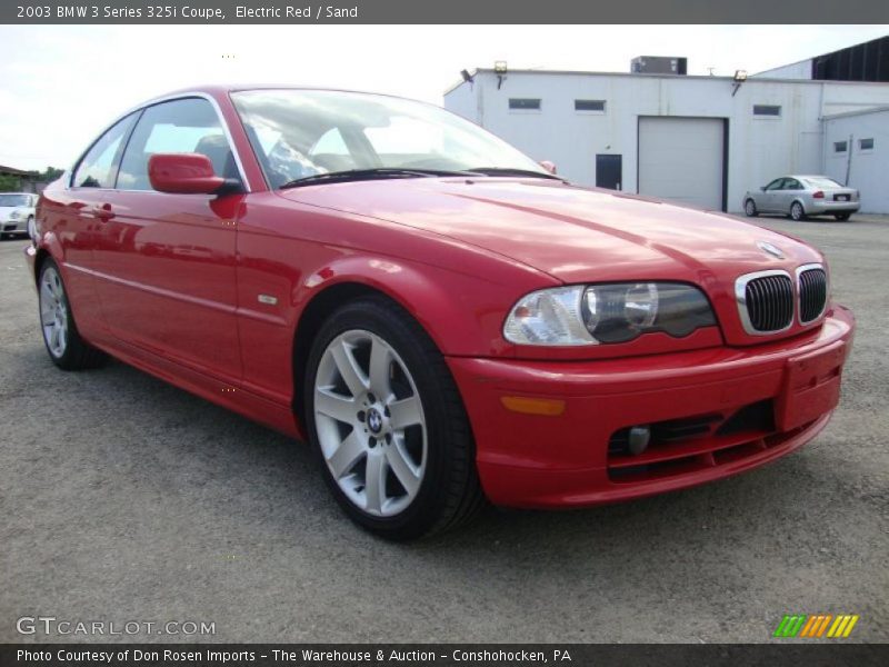 Electric Red / Sand 2003 BMW 3 Series 325i Coupe