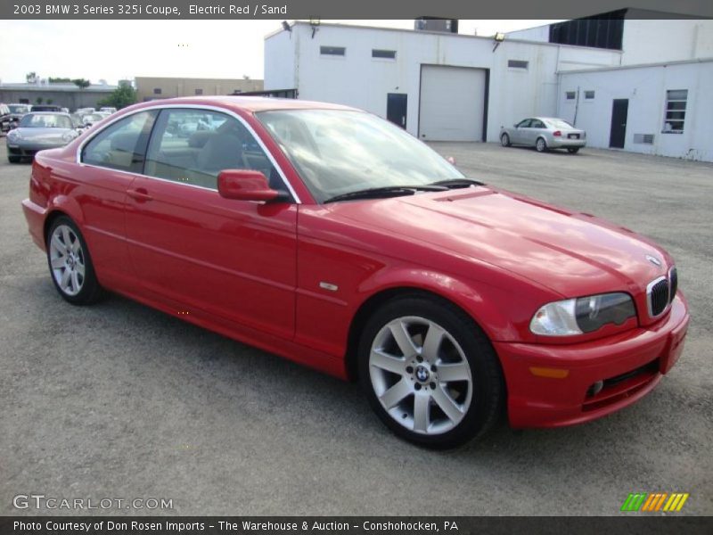 Electric Red / Sand 2003 BMW 3 Series 325i Coupe
