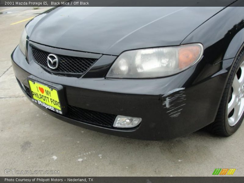Black Mica / Off Black 2001 Mazda Protege ES