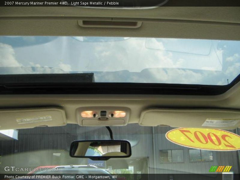 Light Sage Metallic / Pebble 2007 Mercury Mariner Premier 4WD