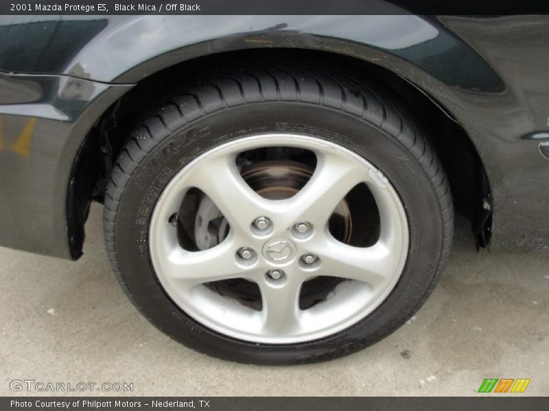 Black Mica / Off Black 2001 Mazda Protege ES