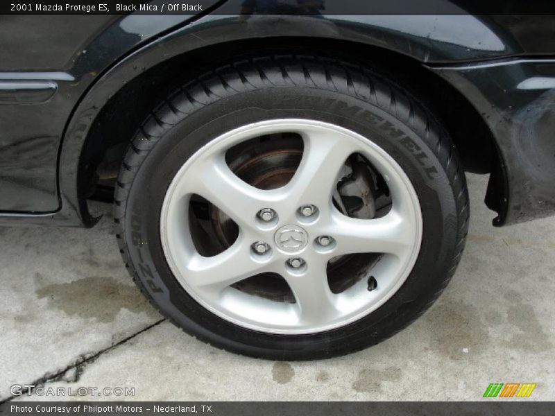 Black Mica / Off Black 2001 Mazda Protege ES