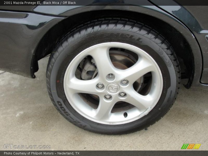 Black Mica / Off Black 2001 Mazda Protege ES
