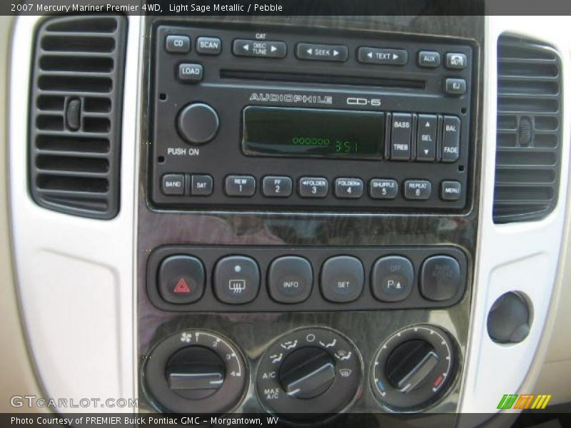 Light Sage Metallic / Pebble 2007 Mercury Mariner Premier 4WD