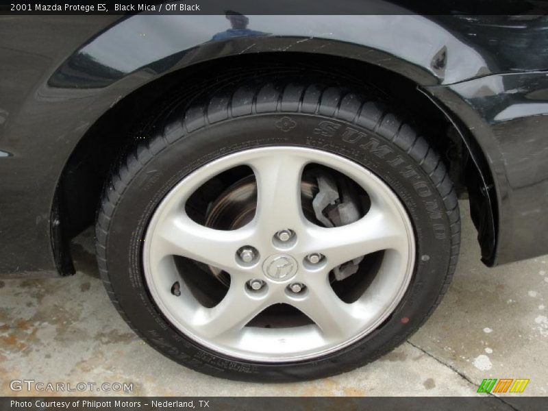 Black Mica / Off Black 2001 Mazda Protege ES