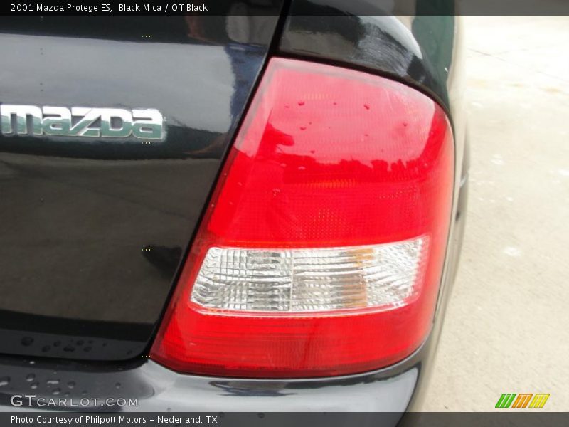 Black Mica / Off Black 2001 Mazda Protege ES