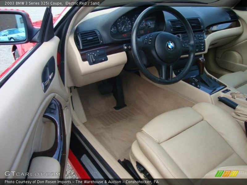 Electric Red / Sand 2003 BMW 3 Series 325i Coupe
