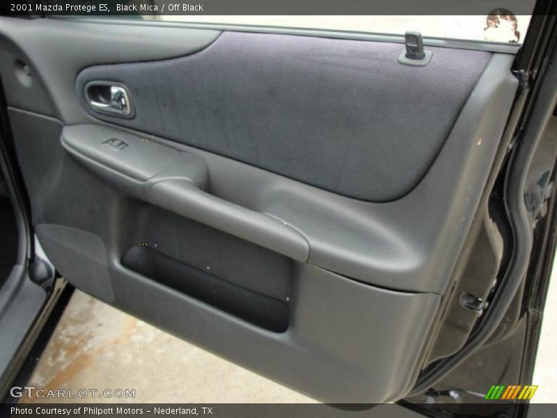 Black Mica / Off Black 2001 Mazda Protege ES