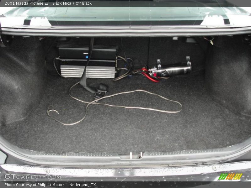 Black Mica / Off Black 2001 Mazda Protege ES