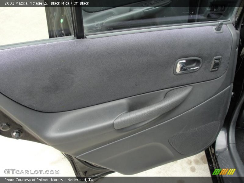 Black Mica / Off Black 2001 Mazda Protege ES