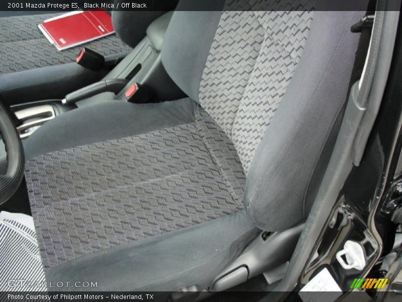 Black Mica / Off Black 2001 Mazda Protege ES