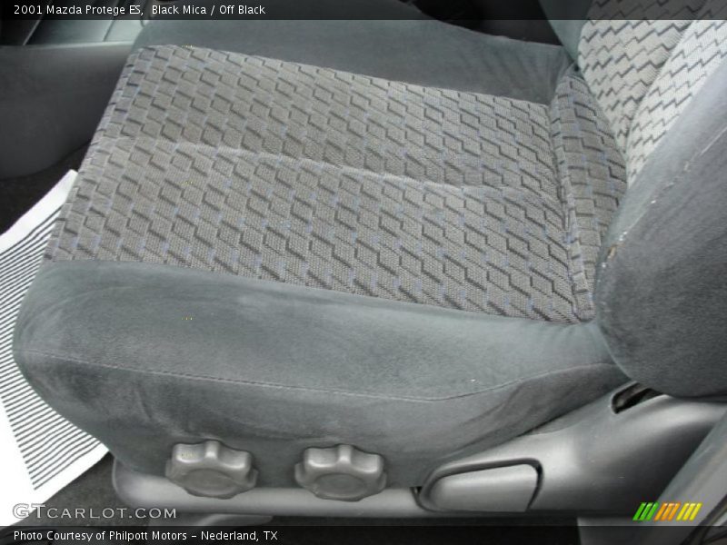 Black Mica / Off Black 2001 Mazda Protege ES