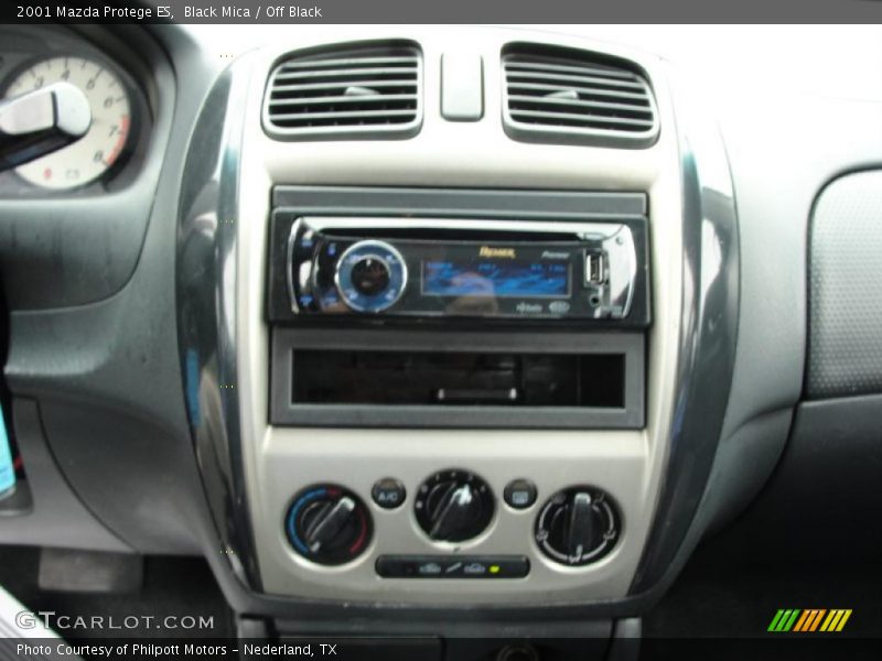 Black Mica / Off Black 2001 Mazda Protege ES