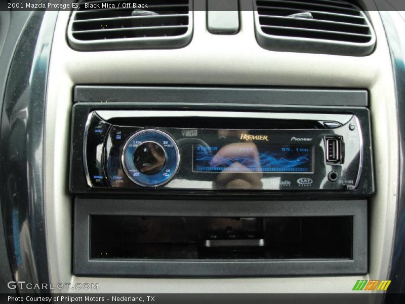 Black Mica / Off Black 2001 Mazda Protege ES