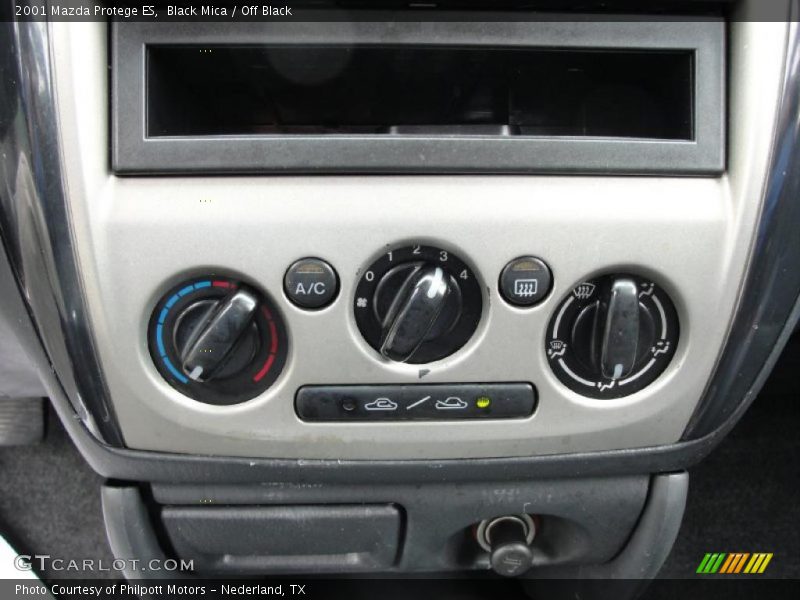 Black Mica / Off Black 2001 Mazda Protege ES