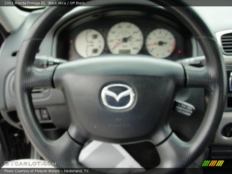 Black Mica / Off Black 2001 Mazda Protege ES