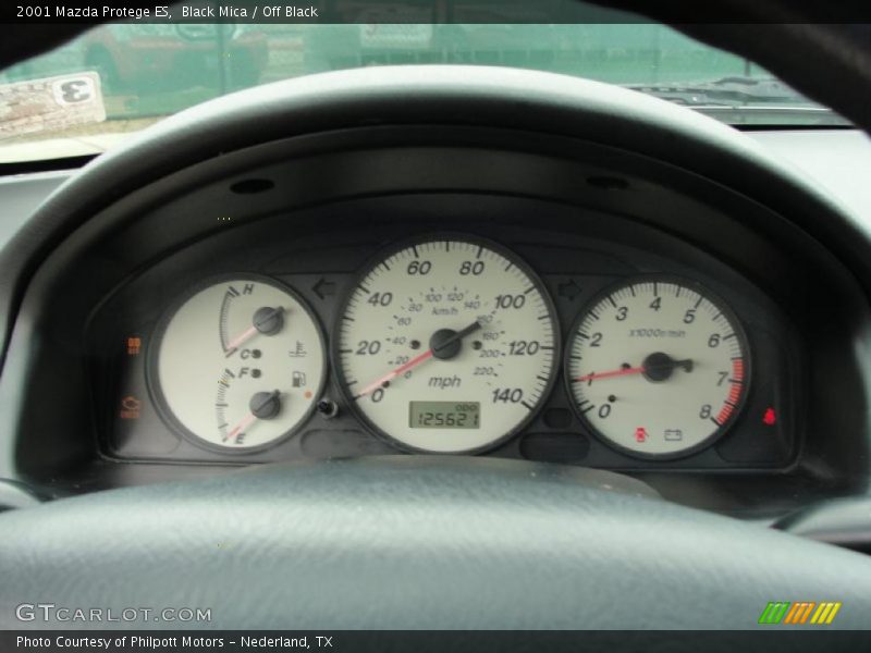 Black Mica / Off Black 2001 Mazda Protege ES