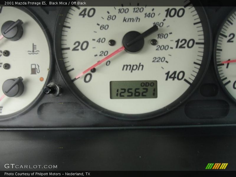 Black Mica / Off Black 2001 Mazda Protege ES