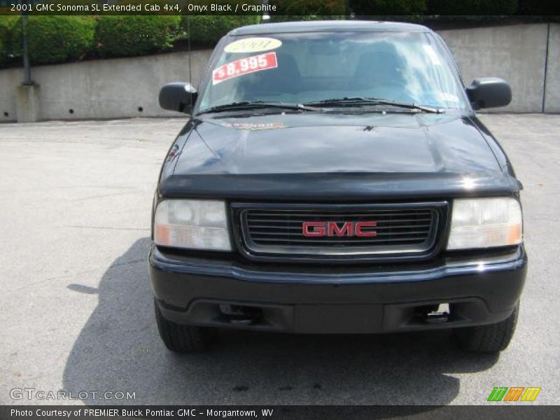 Onyx Black / Graphite 2001 GMC Sonoma SL Extended Cab 4x4