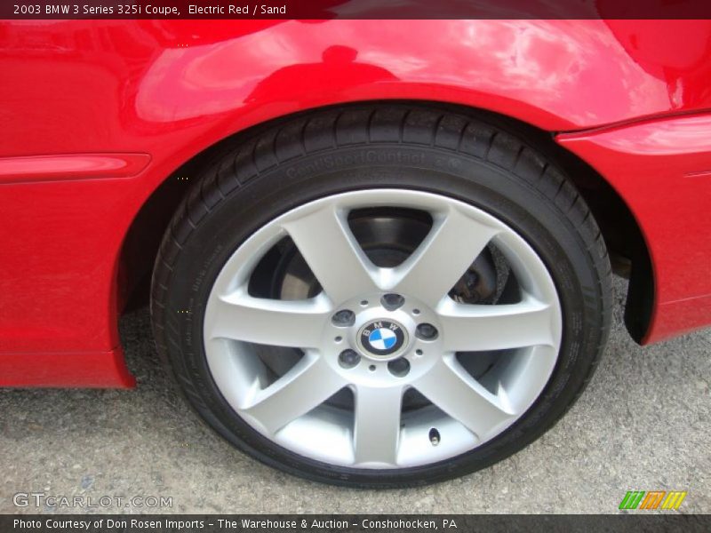 Electric Red / Sand 2003 BMW 3 Series 325i Coupe