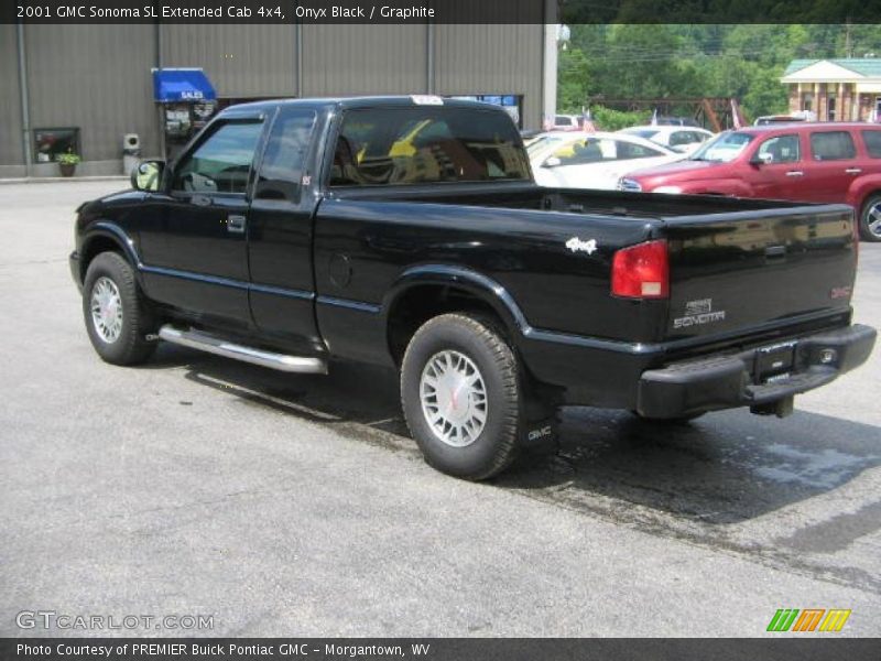 Onyx Black / Graphite 2001 GMC Sonoma SL Extended Cab 4x4