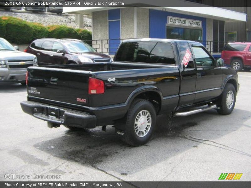 Onyx Black / Graphite 2001 GMC Sonoma SL Extended Cab 4x4