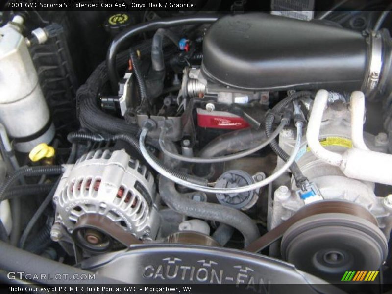 Onyx Black / Graphite 2001 GMC Sonoma SL Extended Cab 4x4