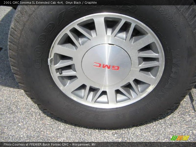 Onyx Black / Graphite 2001 GMC Sonoma SL Extended Cab 4x4