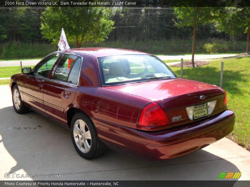Dark Toreador Red Metallic / Light Camel 2006 Ford Crown Victoria LX