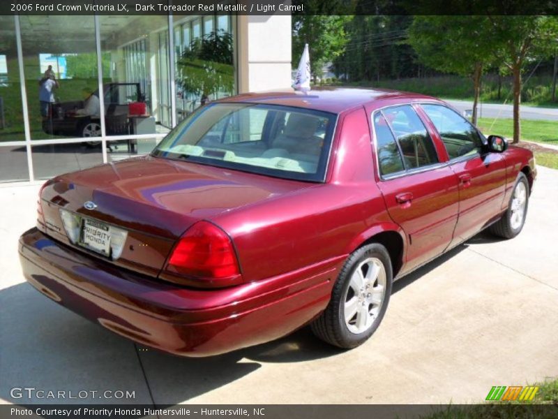 Dark Toreador Red Metallic / Light Camel 2006 Ford Crown Victoria LX