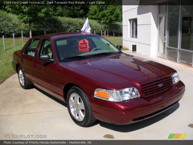 Dark Toreador Red Metallic / Light Camel 2006 Ford Crown Victoria LX