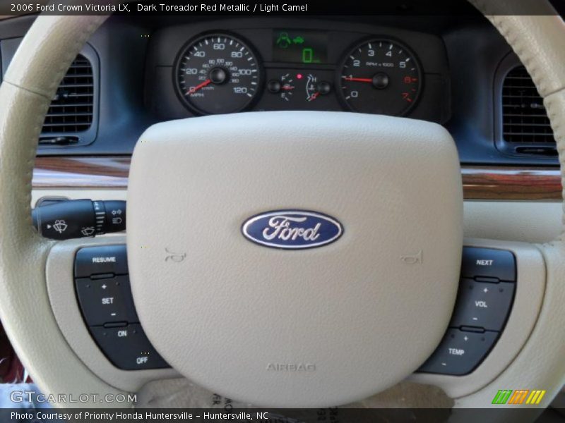 Dark Toreador Red Metallic / Light Camel 2006 Ford Crown Victoria LX