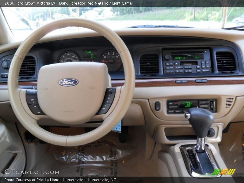 Dark Toreador Red Metallic / Light Camel 2006 Ford Crown Victoria LX