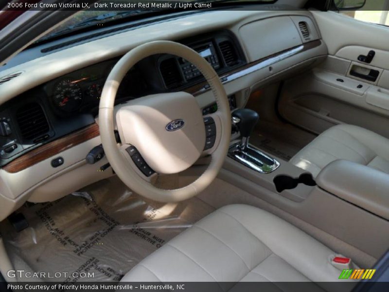 Dark Toreador Red Metallic / Light Camel 2006 Ford Crown Victoria LX