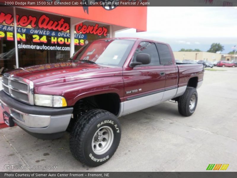 Dark Garnet Red Pearlcoat / Agate 2000 Dodge Ram 1500 SLT Extended Cab 4x4
