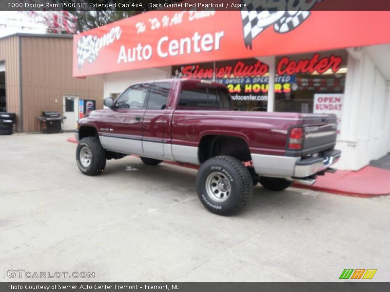 Dark Garnet Red Pearlcoat / Agate 2000 Dodge Ram 1500 SLT Extended Cab 4x4
