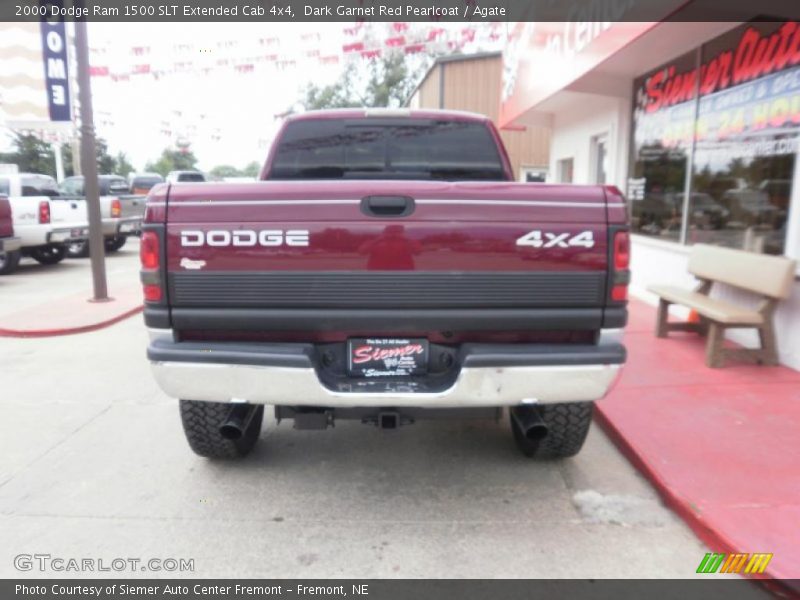 Dark Garnet Red Pearlcoat / Agate 2000 Dodge Ram 1500 SLT Extended Cab 4x4