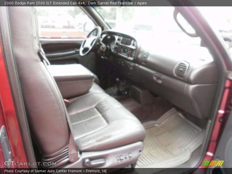 Dark Garnet Red Pearlcoat / Agate 2000 Dodge Ram 1500 SLT Extended Cab 4x4